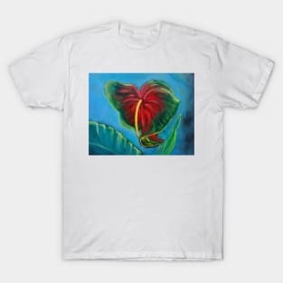 Red Anthurium T-Shirt